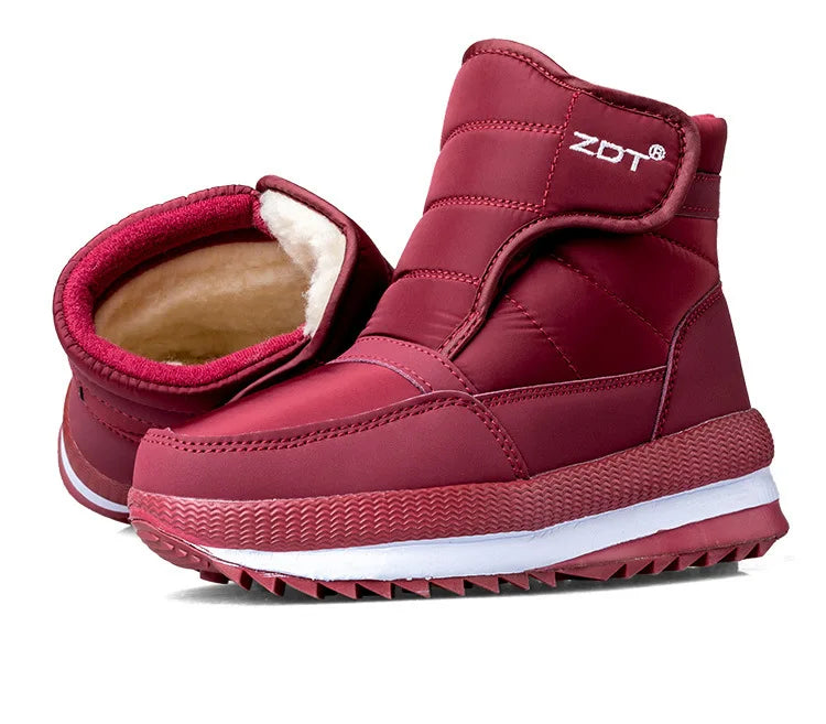 -40°C Winter Thicken Warm Men's Snow Boots Outdoor Waterproof Comfort Cotton Shoes Cold Resistant Non-slip Platform Ankle Boots