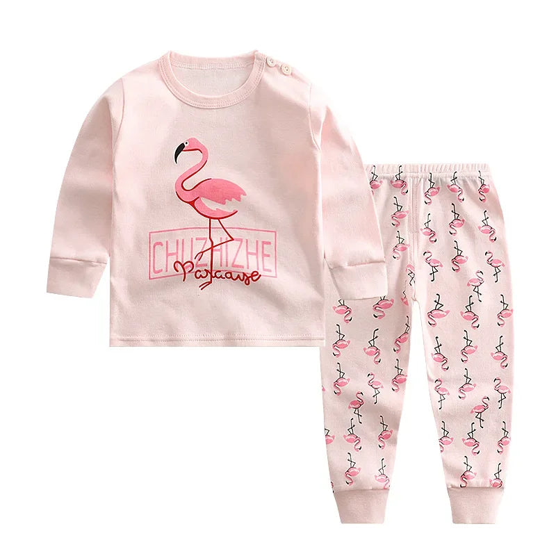 0-12M Girl Sleepwear Underwear Newborn Cotton Infant Pajamas Sets Baby Autumn Clothes  Girls Pajama Kids Sleeper