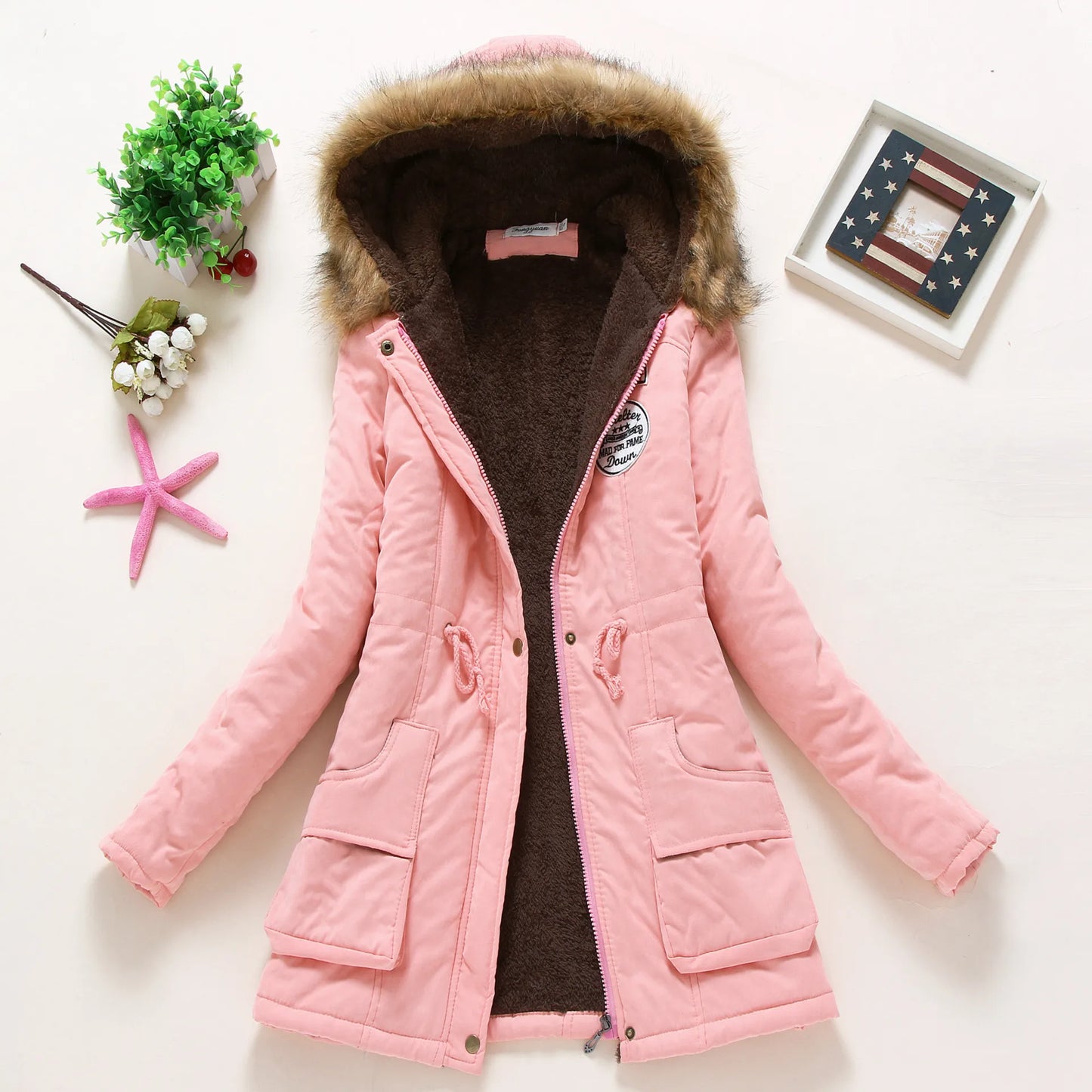 Spring Autumn Winter Jacket Women 2022 Thick Warm Hooded Parka Mujer Cotton Padded Coat 3XL Casual Slim Jacket Female