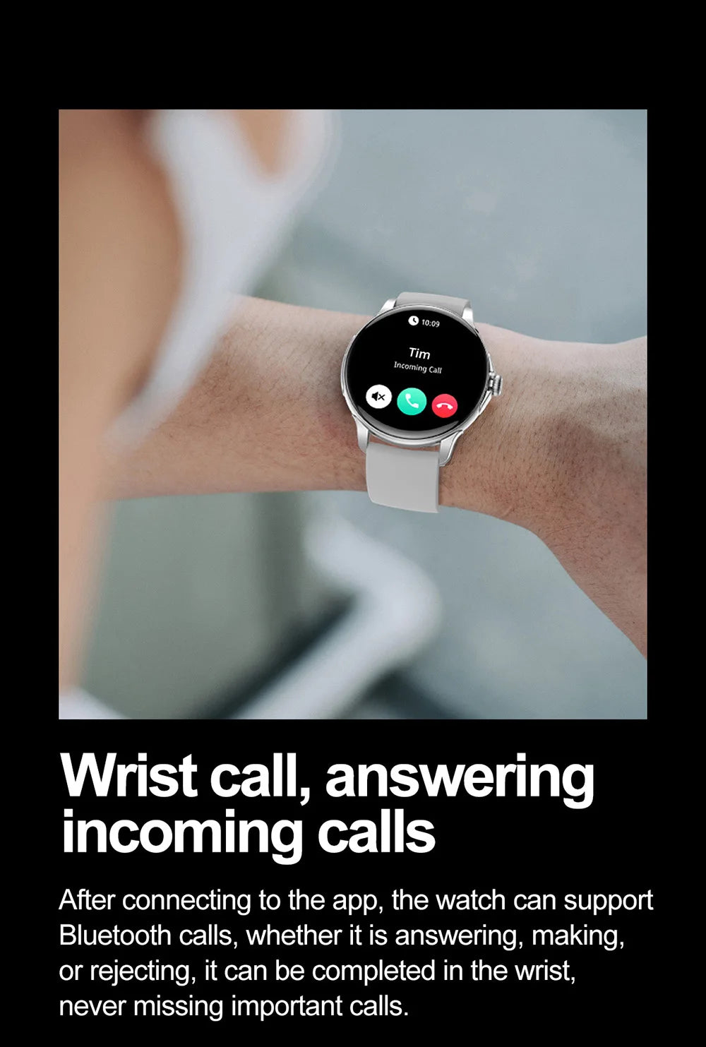 COLMI V72 Smart Watch Men 1.43'' AMOLED Display 100 Sports Modes 7 Day Battery Life Bluetooth Call Health Smartwatch Women