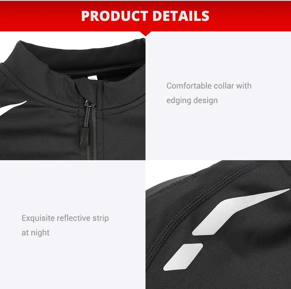 Men's Motorcycle Jacket Breathable Motorbike Riding Jackets Built-in Protective Gear Four Seasons Motocross Clothing Anti-fall