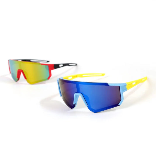 Gafas de sol para niños, tendencia de moda para niños, gafas de sol de ciclismo al aire libre, protección UV para niñas, lentes coloridos, gafas deportivas para niños