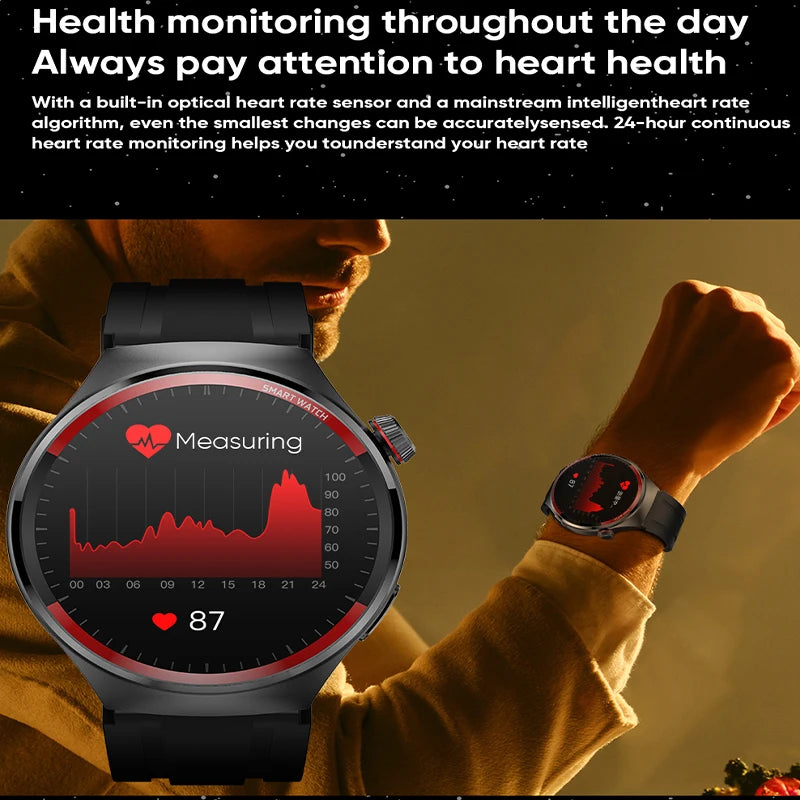 2026 New Smart Watch AMOLED HD Full Touch Circular Screen NFC 1.43-inch 466 * 466 GPS Sports Health Monitoring Smart Call Watch