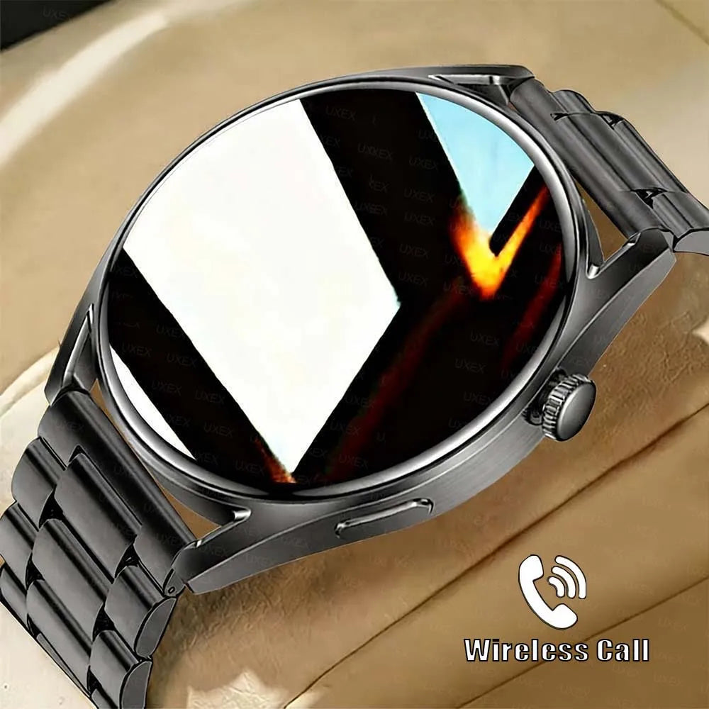 Smartwatch Men's Watch Business Watch Sporty Casual Watch 1.52 Inch Screen Features Multiple Sports ModesMusic Control Perfect