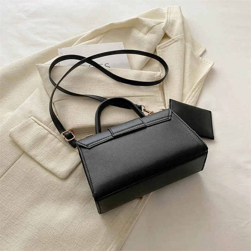 7 Color Pu Leather Ladies Brand Shoulder Bag With Coin Purse Crossbody Small Phone Bag Female Flap Messenger Bag Silver