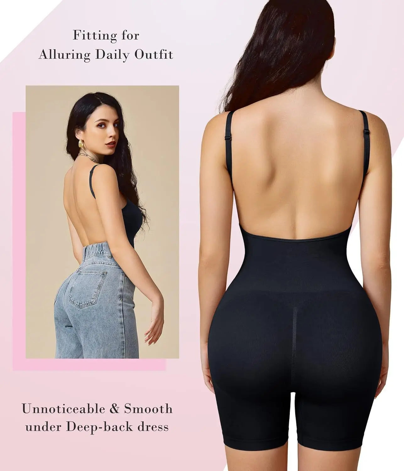 Women Colombianas Corset Slimming Butt Lifter Full Body Shaper Seamless Bodysuit Compression Open Crotch Push Up Shapewear