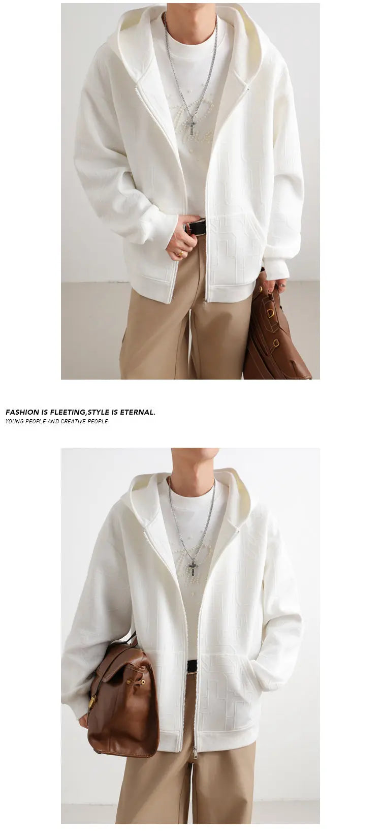 Jacket Mens 2025 Autumn New Hooded Jacket man Streetwear Trendy Outerwear Innovative Fabric Casual Coat Urban Style Lightweight