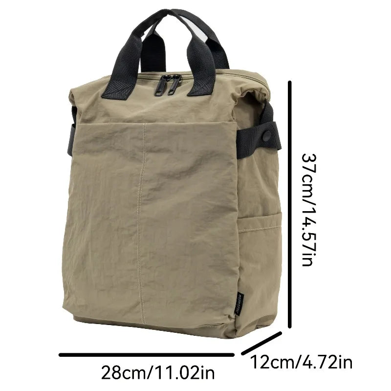 Fashion and Casual Men's and Women's Backpacks with Large Capacity and Multiple Pockets, Zipper Closure, Computer Compartment