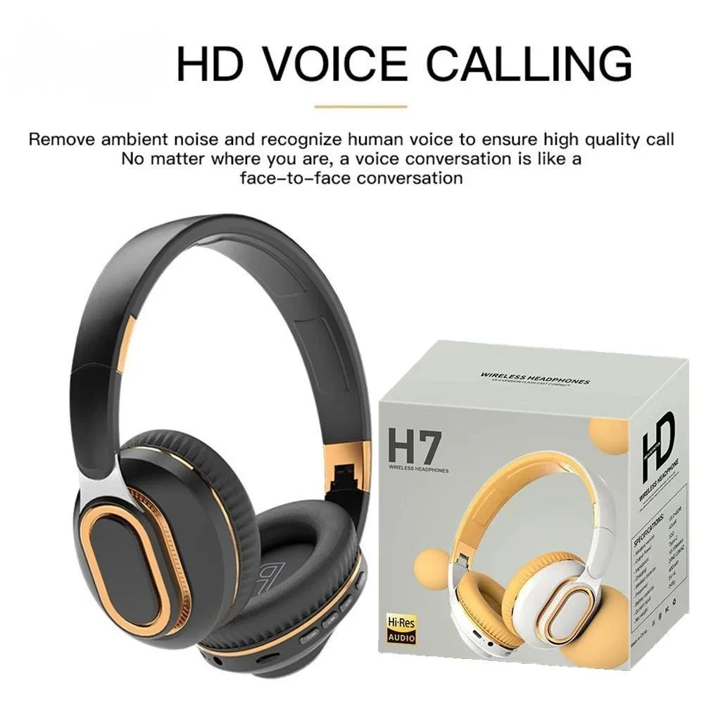 Bass Headphones Bluetooth Wireless Headsets Hifi Earphone Support TF-Card Mp3 FM Helmet with Mic For Xiomi iPhone Music Sport