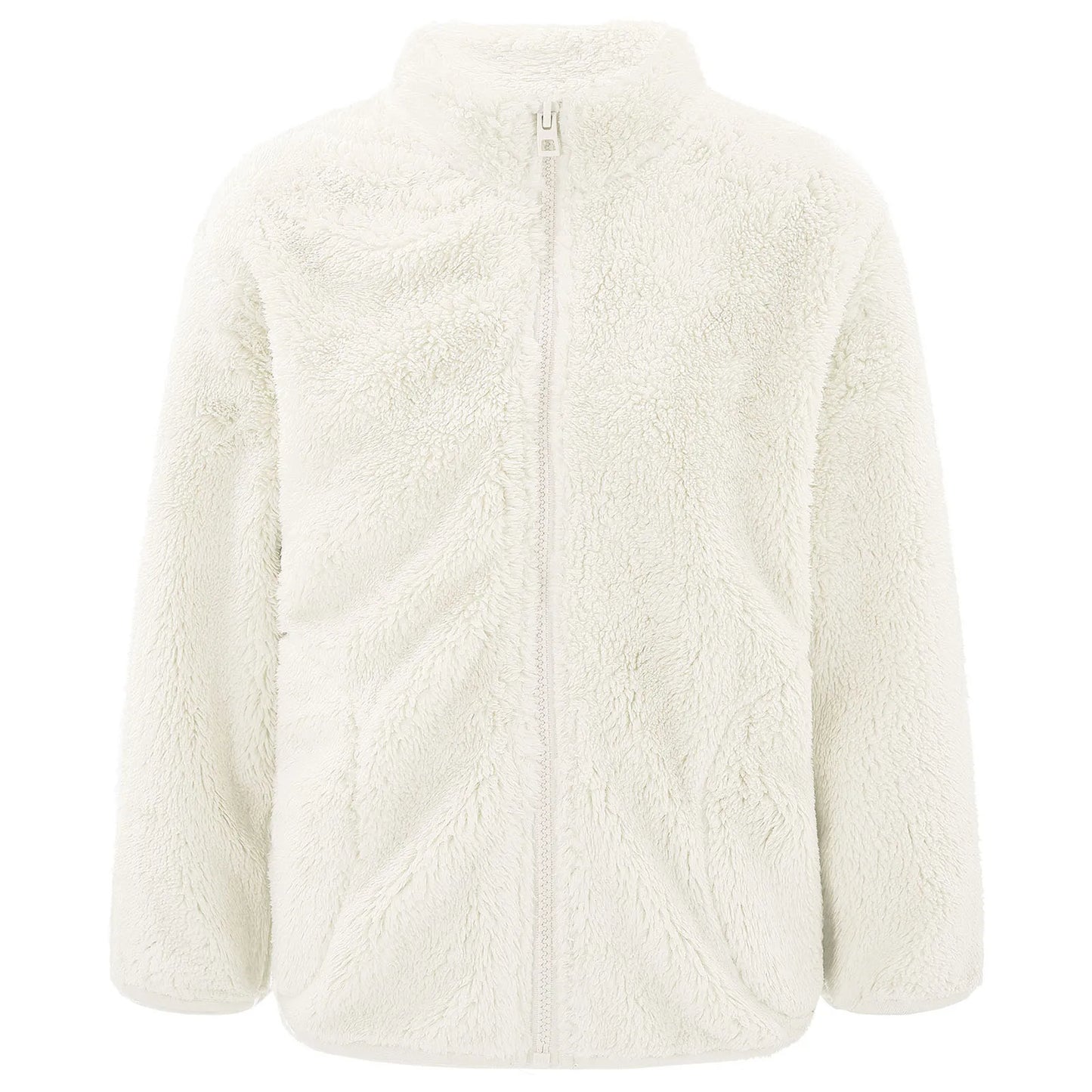 Girls Boys Warm Fleece Jacket Coat Full-Zip Turtleneck Tops with Pocket Fall Winter Outerwear for 2 Years-12 Years