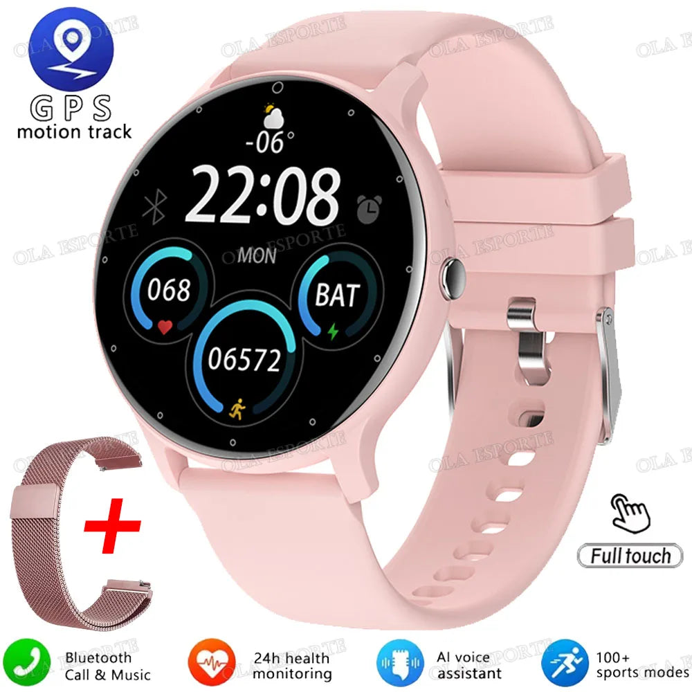 2026 smart watch HD  touch screen ，5ATM waterproof，remote control，GPS tracking，heart rate monitor smartwatch for ios Andriod