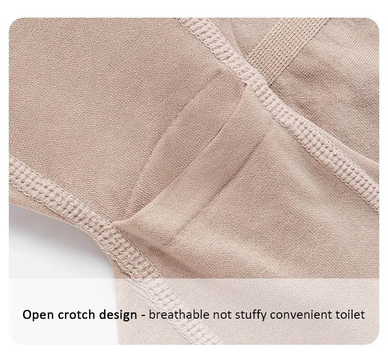 Women Colombianas Corset Slimming Butt Lifter Full Body Shaper Seamless Bodysuit Compression Open Crotch Push Up Shapewear