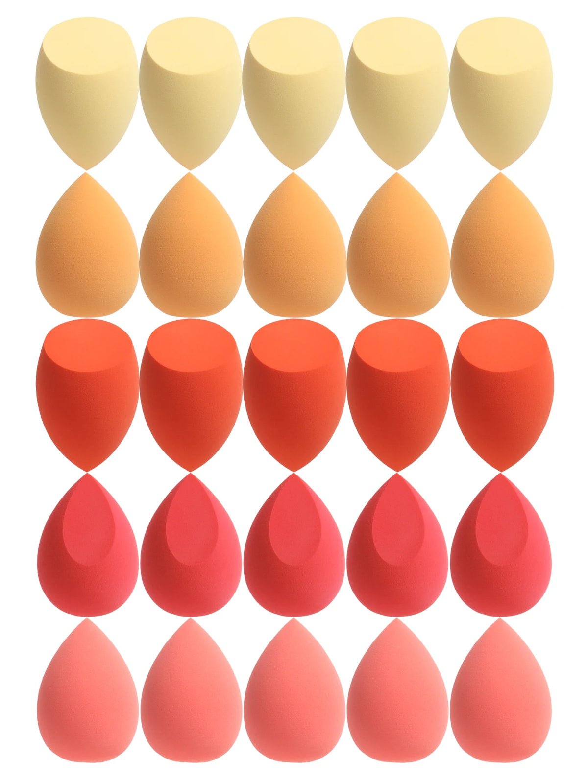 25 Beauty Eggs (Makeup Sponges), Foundation Makeup Mixed Beauty Sponges, Flawless Application for Liquid, Cream and Powder, Multi-Color Makeup