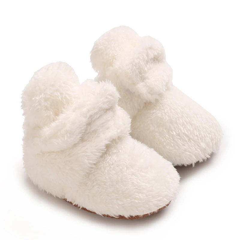 Winter Boots For Baby Boys And Girls Snow Soft Sole Anti Slip And Warm Flat Shoes Baby's First Walking Baby Shoes Boots 0-18