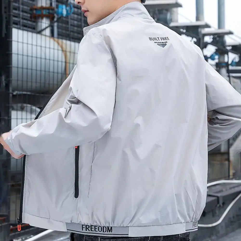 Jackets Men Windbreaker Coats Male Sunscreen Clothing Summer Camping Jacket Ultrathin Cycling Motorcycling Fishing Top