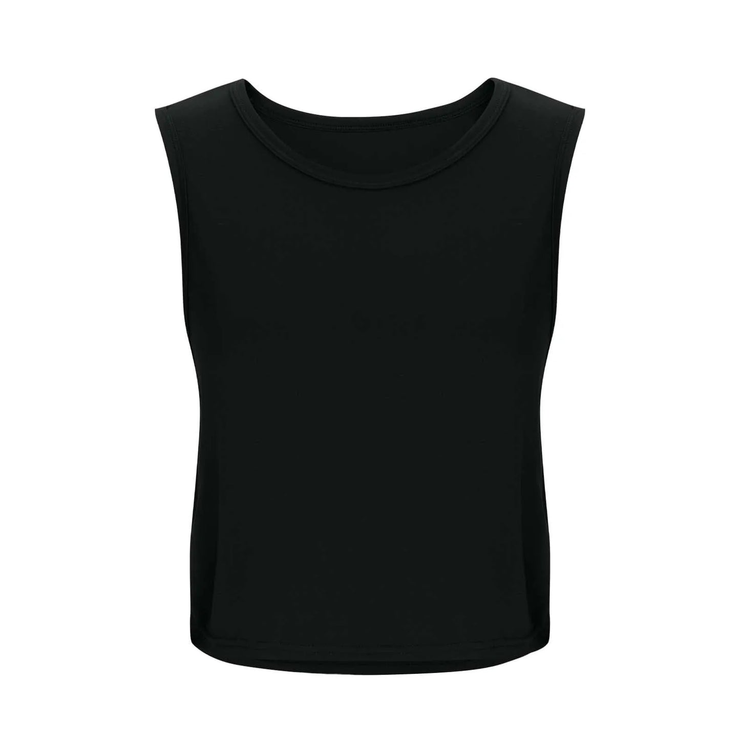 Women Sleeveless Yoga Tops Athletic Vest Breathable Blouse Cover Up Gym Workout Cool T-Shirt Running Short Tank Crop Top