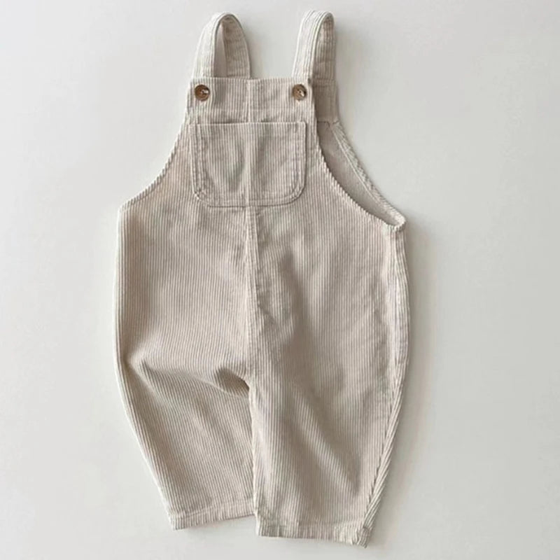 New Baby Sleeveless Denim Romper Solid Infant Pocket Overalls Corduroy Newborn Soft Denim Cute Jumpsuit Boy Girl Toddler Clothes