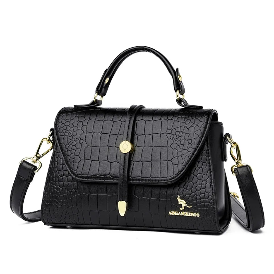 Premium Leather Crossbody Bags for Women Female Shoulder Messenger Bags Luxury Designer Handbags and Purses