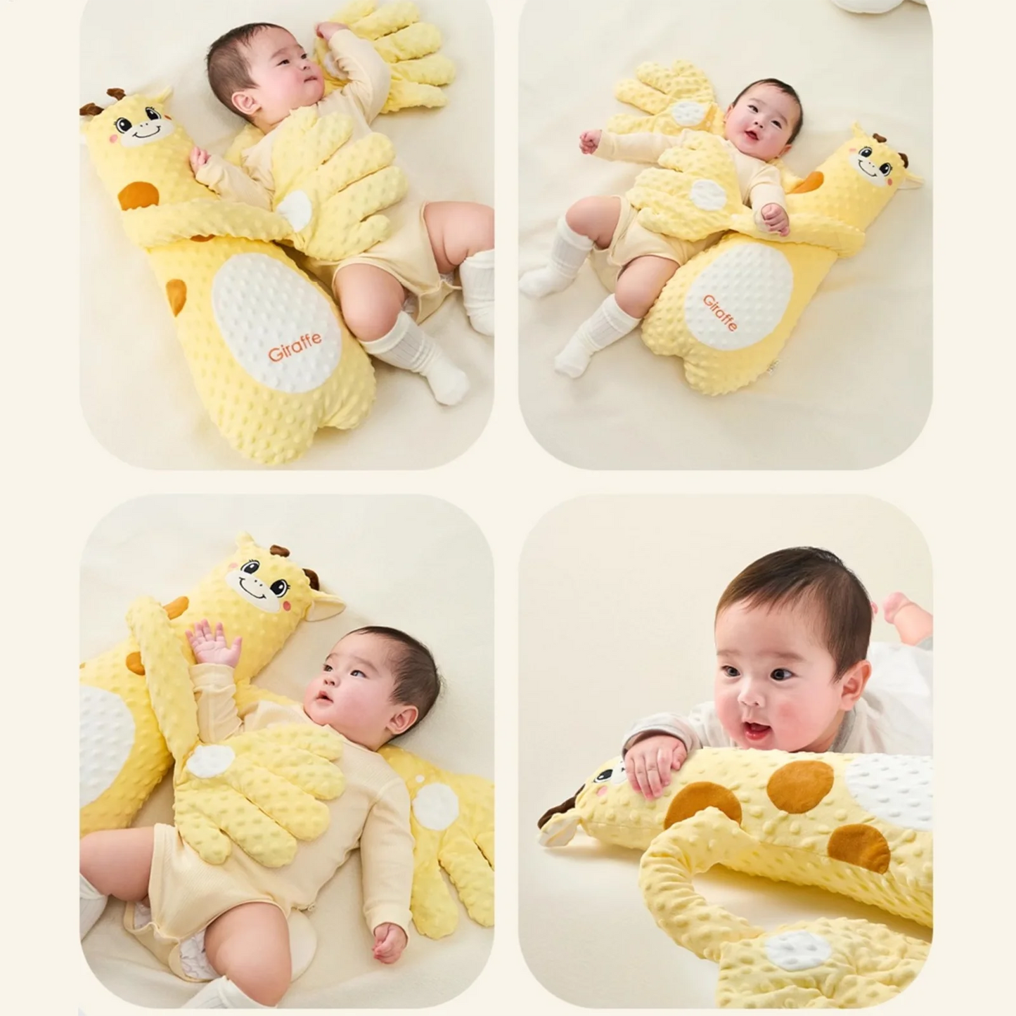 Baby Sleep Toy Baby Patter with 3 Adjustable Modes Interactive Stuffed Animal Shape Cushion Cozy Companion for Car Seat Nursery