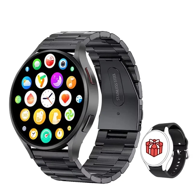Watch 6 Business Smartwatch Men 1.32 Inch 128*160 Bluetooth Call Health Monitoring Alarm Clock Fashion Watch Women Multifunction