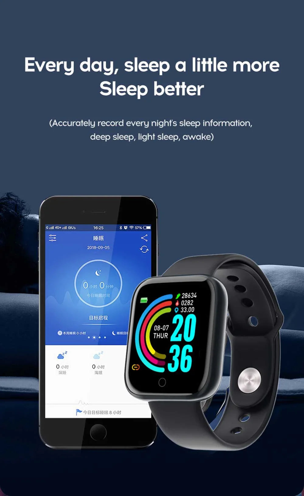 Smart Watch Men Women Wristwatches Smart Watch Message Fitness Monitor Bracelet Birthday Gift Electronic Clock For Android IOS ﻿