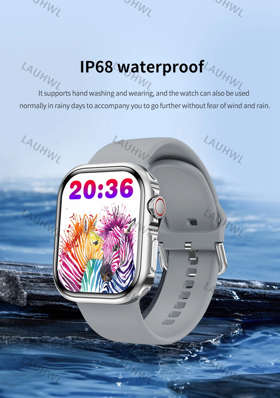 Bluetooth call smartwatch series 9 men and women exercise heart rate blood pressure NFC  For Android smartwatches smartwatch 9