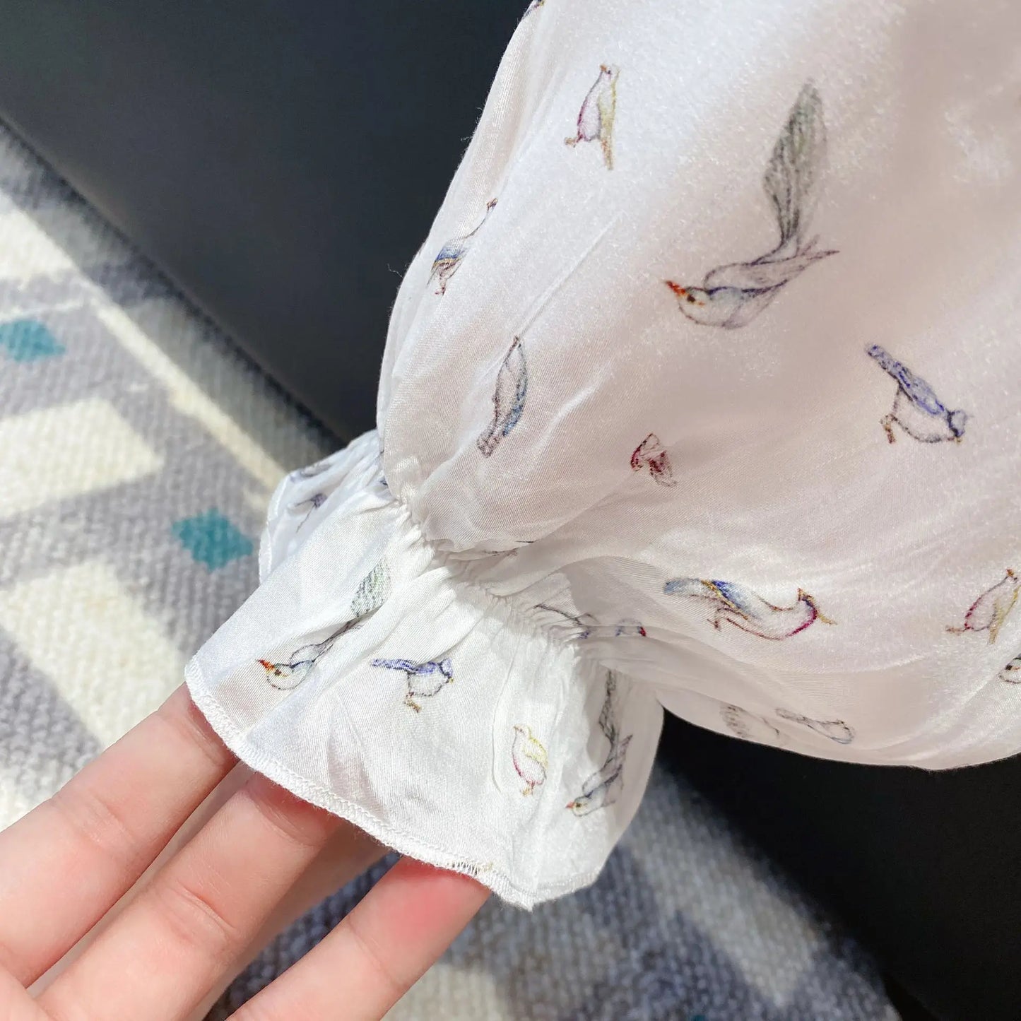 Pajamas Dress for Baby Girls Summer Children Floral Printed Soft Loose Night Dresses Princess Girl Nightgown Lady Sleepwear