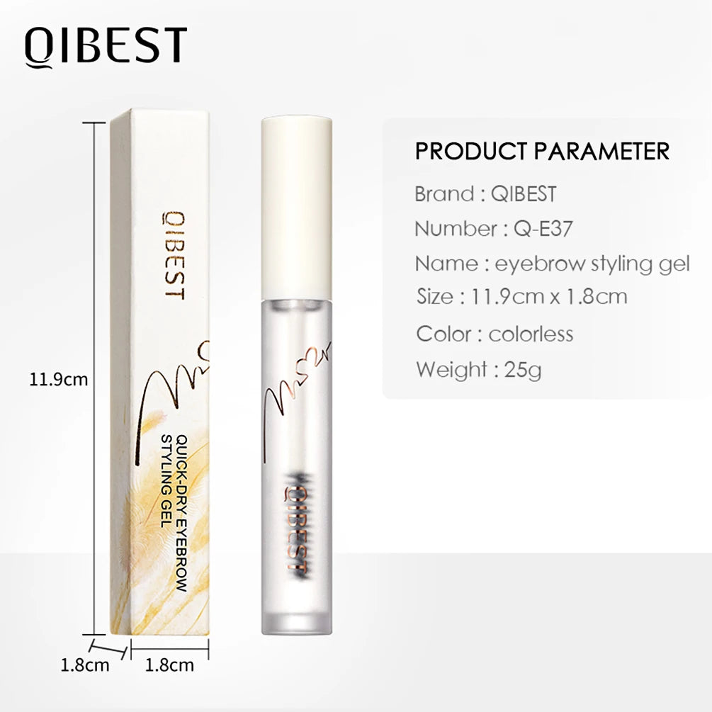 QIBEST Transparent Eyebrow Gel Wax Brow Soap Lasting Eyebrow Enhancer Natural Makeup Soap Brow Sculpt Gel For Eyebrow Cosmetics