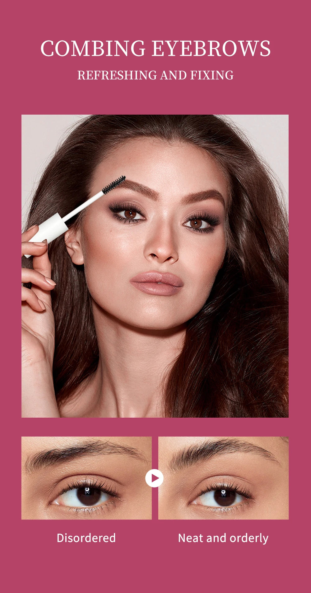QIBEST Transparent Eyebrow Gel Wax Brow Soap Lasting Eyebrow Enhancer Natural Makeup Soap Brow Sculpt Gel For Eyebrow Cosmetics
