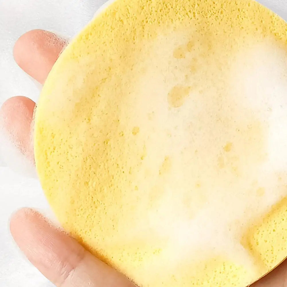 12PCS Facial Sponge Compressed, Face Cleansing Sponge Cosmetic Wet Puff Dry Wet Makeup Facial Sponge Round Wash Face Sponges