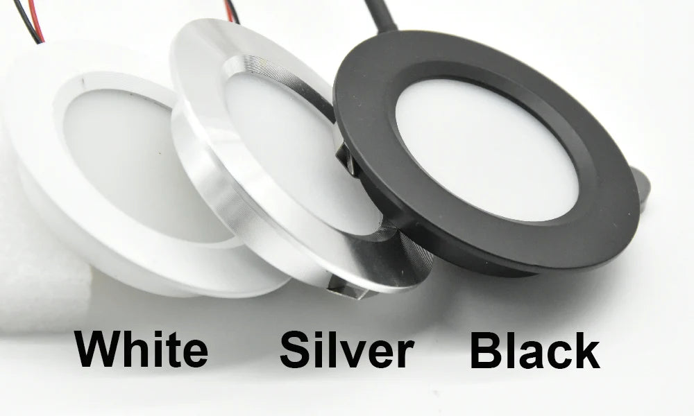 Ultra 14mm Thin LED Lights Mini LED Ceiling Spot Lighting 3W 5W 12V 24V Kitchen Bathroom Mirror Home Décor Lamps Dimming