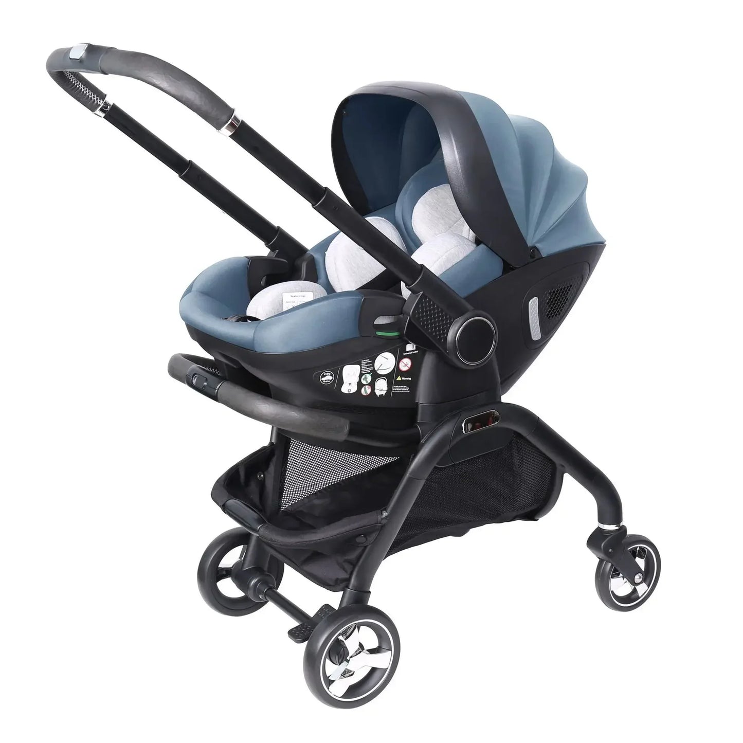 Kodilo baby safety stroller, child safety seat, newborn baby sleeping basket can be pushed in both directions Easy to operate
