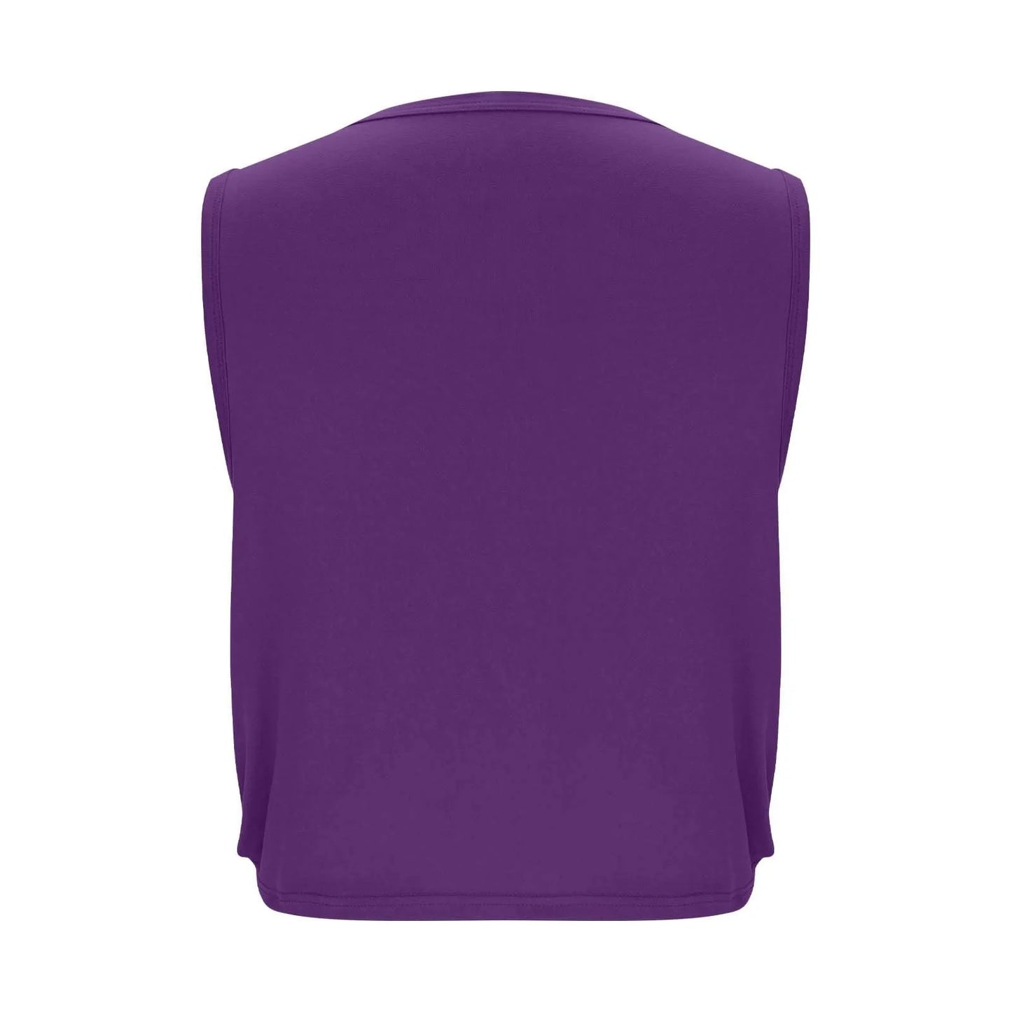 Women Sleeveless Yoga Tops Athletic Vest Breathable Blouse Cover Up Gym Workout Cool T-Shirt Running Short Tank Crop Top