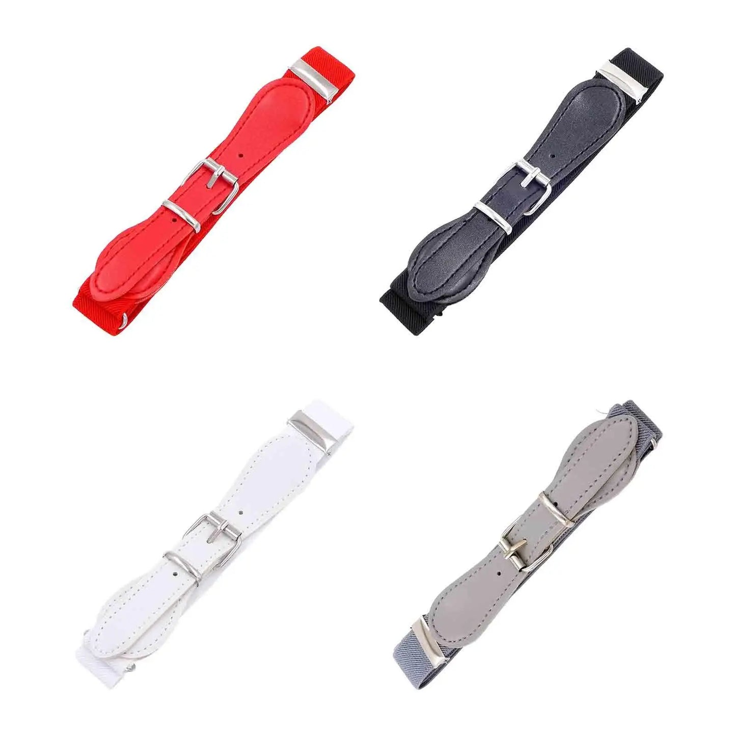 Cinturón para niños, cinturón elástico ajustable, accesorios de ropa decorativos elásticos a la moda, cinturón de vestir para niñas y niños, vestidos para niños