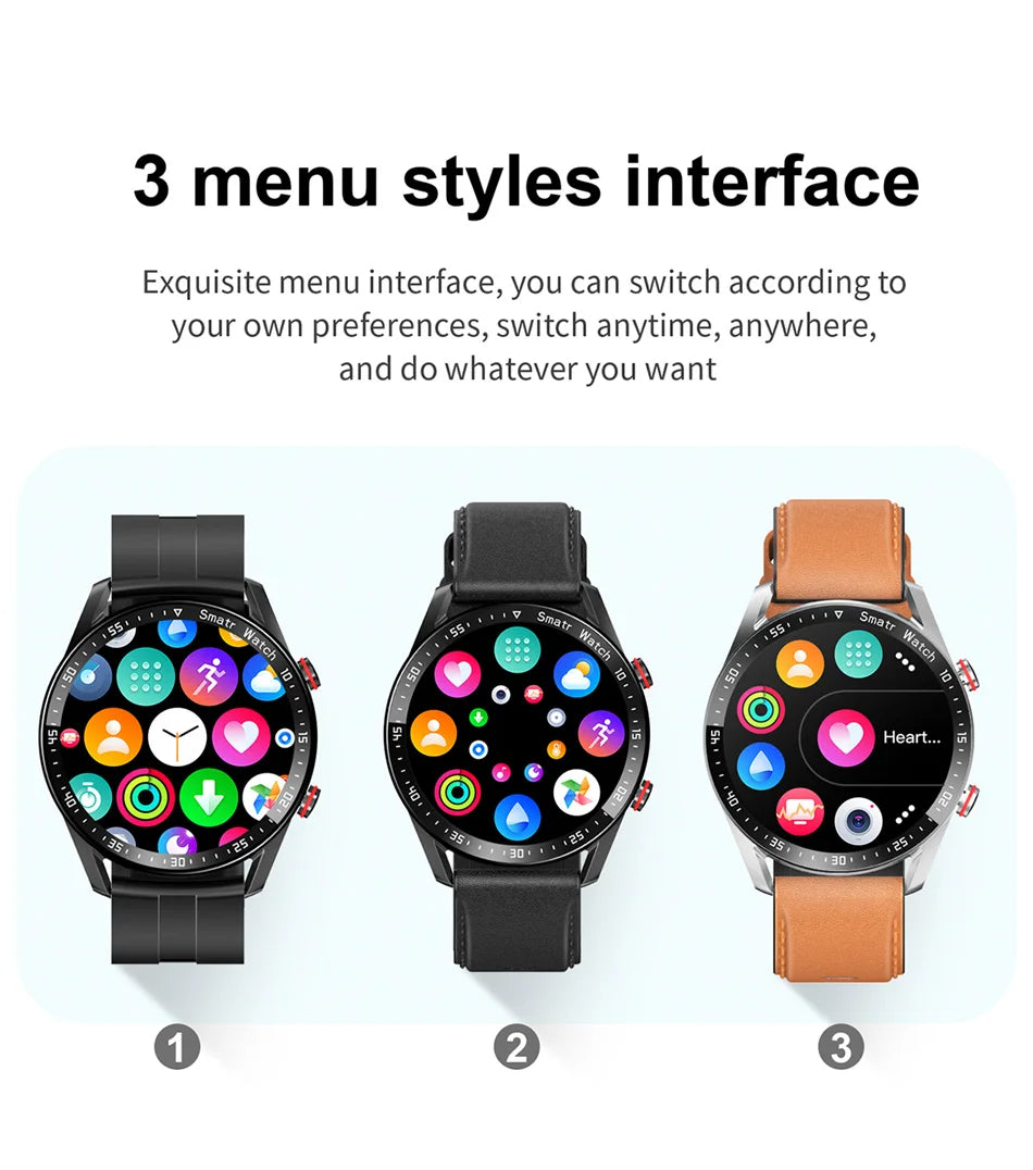 ECG+PPG Bluetooth Call Smart WatchMen Health Heart Rate Blood PressureFitness Sports Watches Man SportsWaterproof Smartwatch