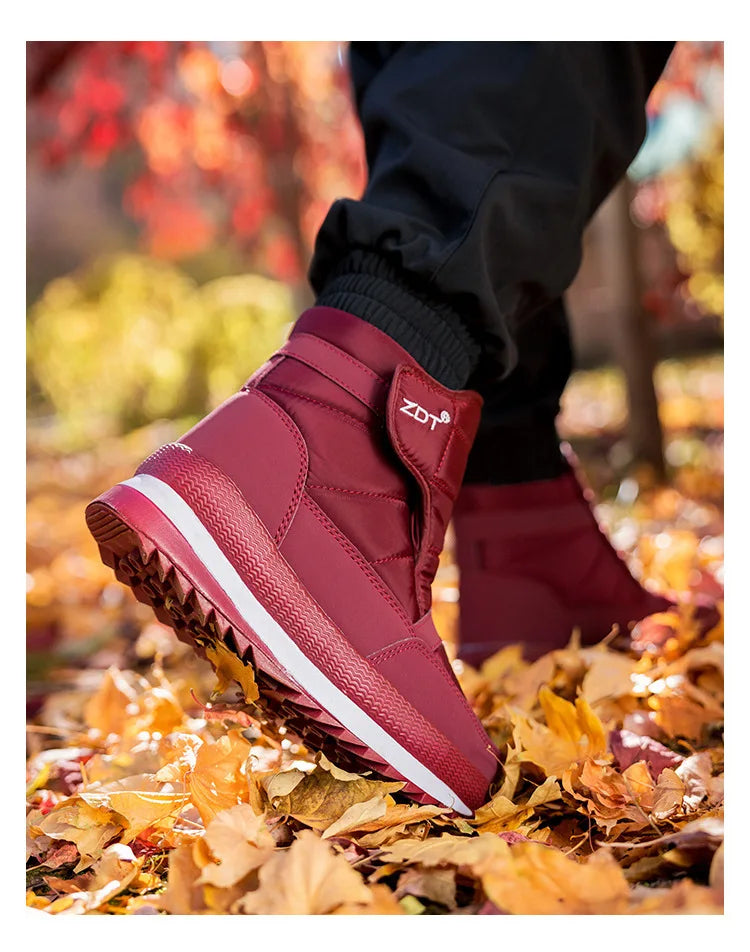 -40°C Winter Thicken Warm Men's Snow Boots Outdoor Waterproof Comfort Cotton Shoes Cold Resistant Non-slip Platform Ankle Boots