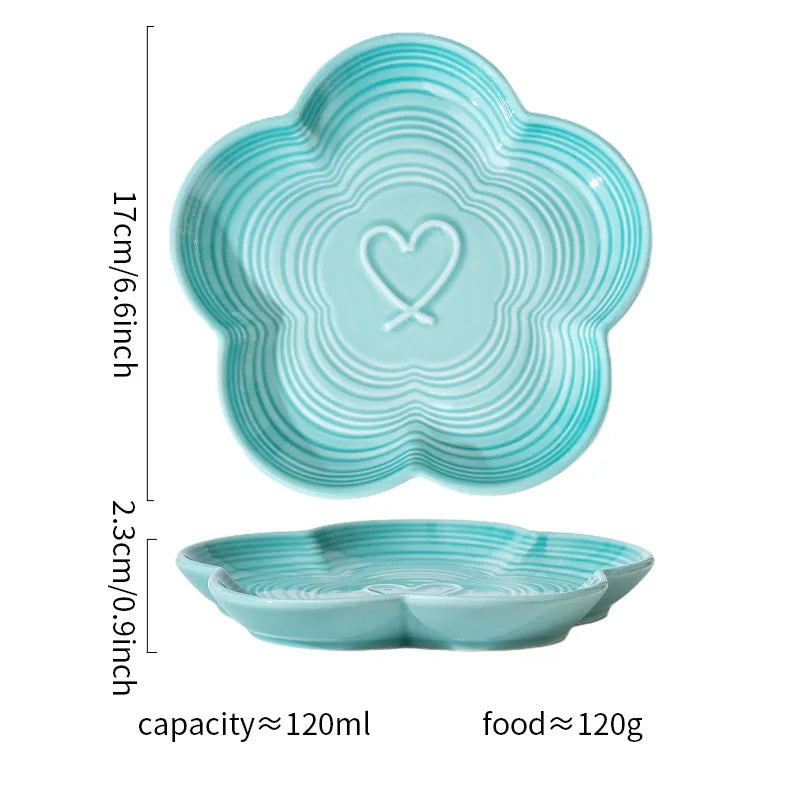 High Aesthetic Ceramic Pet Bowl with Wood Stand, Shallow Dish for Cat Snacks, Cute Bow Knot Pattern, Cat Food Dish,Home Kitchen
