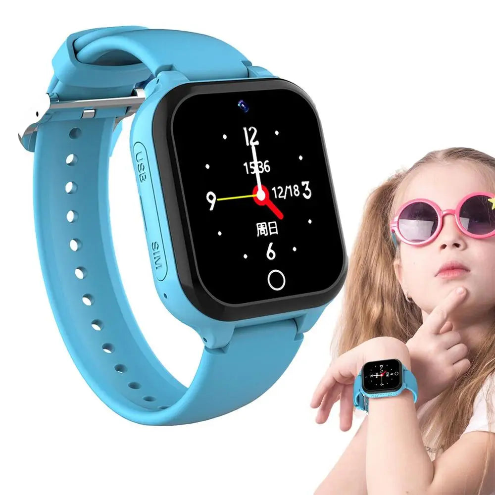 New C80 Smart Watch Kids 4G Call Video Camera LBS Positioning Kids Phone Watch Waterproof Sports Child Smartwatch ForAndroid IOS