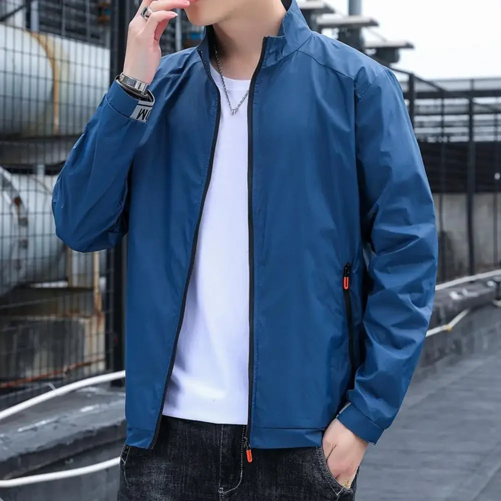 Jackets Men Windbreaker Coats Male Sunscreen Clothing Summer Camping Jacket Ultrathin Cycling Motorcycling Fishing Top