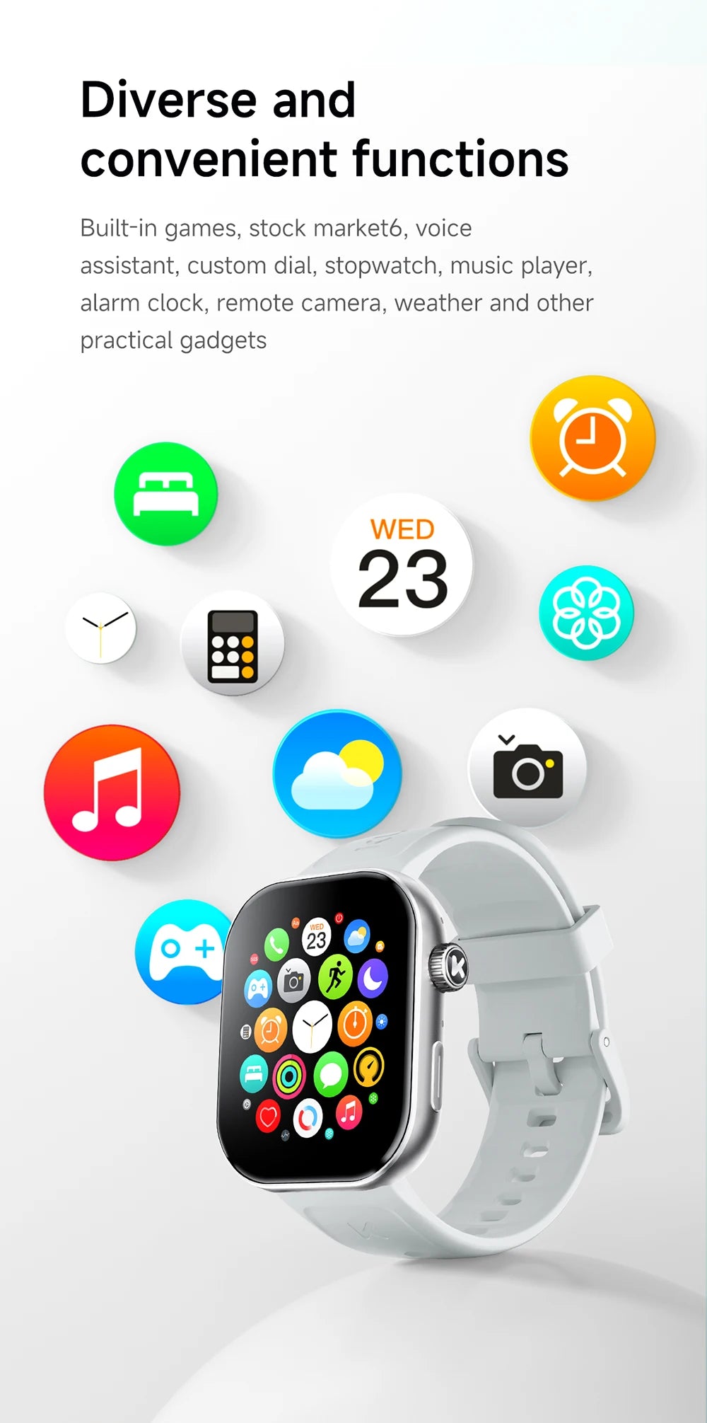 Original KUMI KU7 Meta & Plus Smart Watch