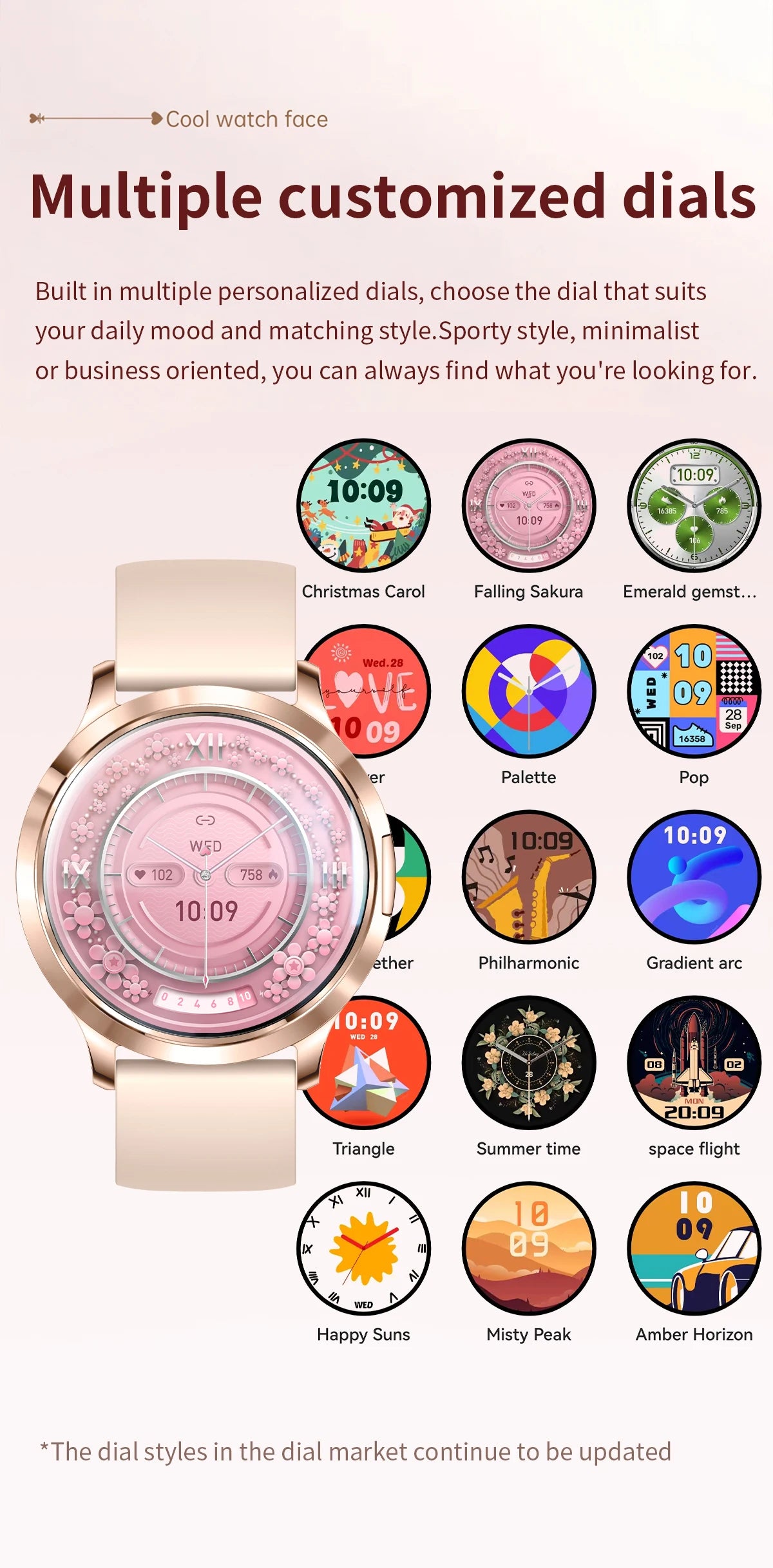 202 6New Smart Watch For Women 466*466 AMOLED Display Voice Call Sport Fitness Health Watches DIY Custom Dial Smartwatch Ladies