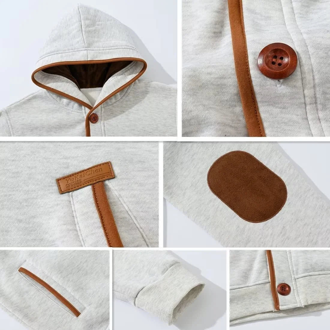 Men's Winter Soft Jackets Windbreak Coats Hooded Single Breasted Button Thick Casual Streetwear Fashion New Male Winter Clothing