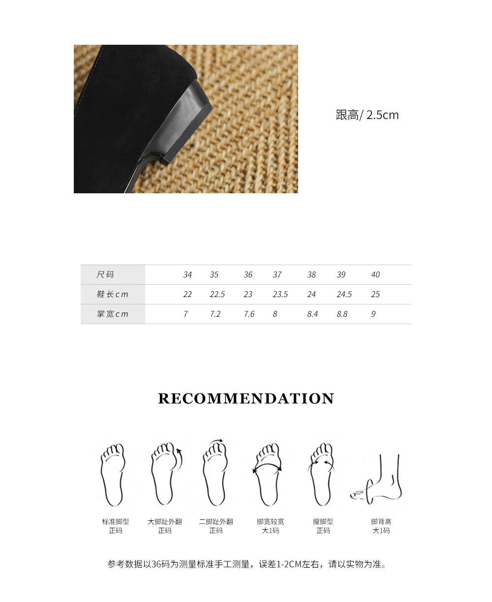 2025 NEW Autumn Women Loafers Genuine Leather Women Shoes Square Toe Chunky Heel Shoes Women Pumps Soft Ladies Shoes
