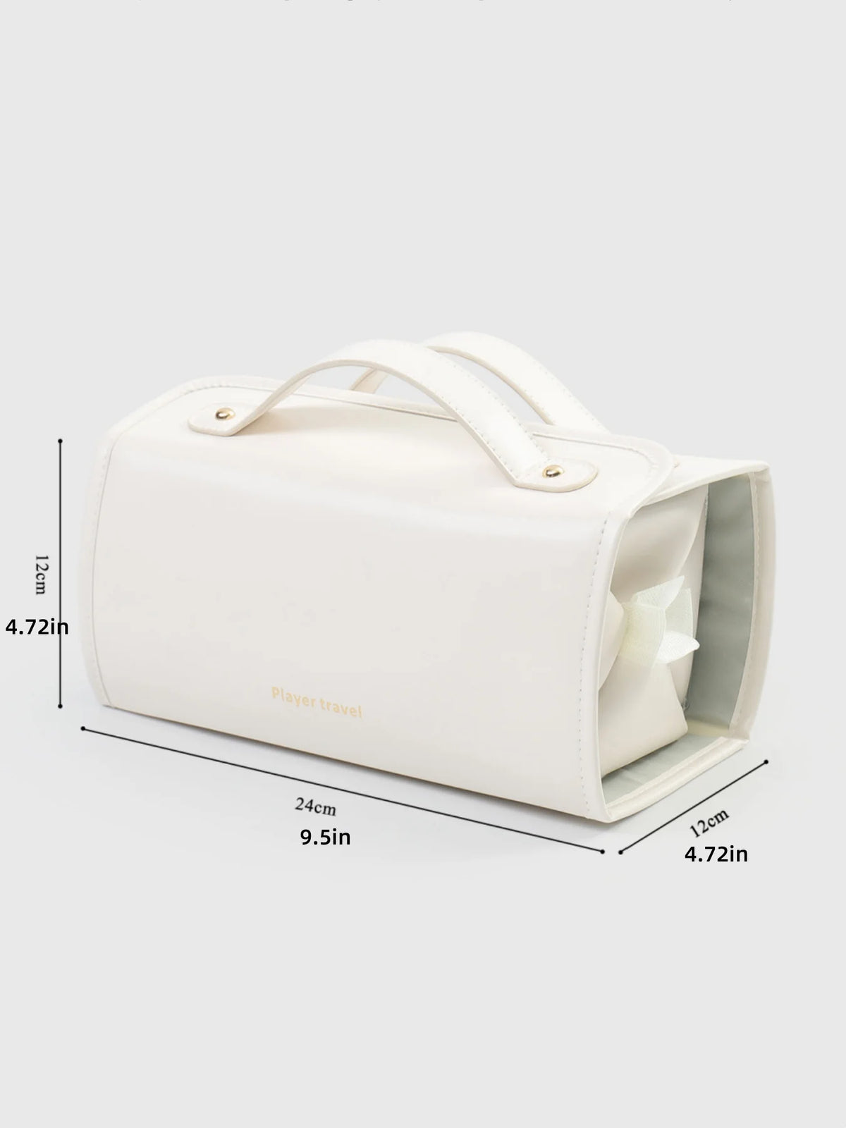 Detachable and Foldable Makeup Bag with Large Capacity for Skincare/Cosmetics, Easy to Organize and Classify, No Need to Search, Convenient to Access, Dual Handles for Travel, Portable Four-In-One Makeup Bag