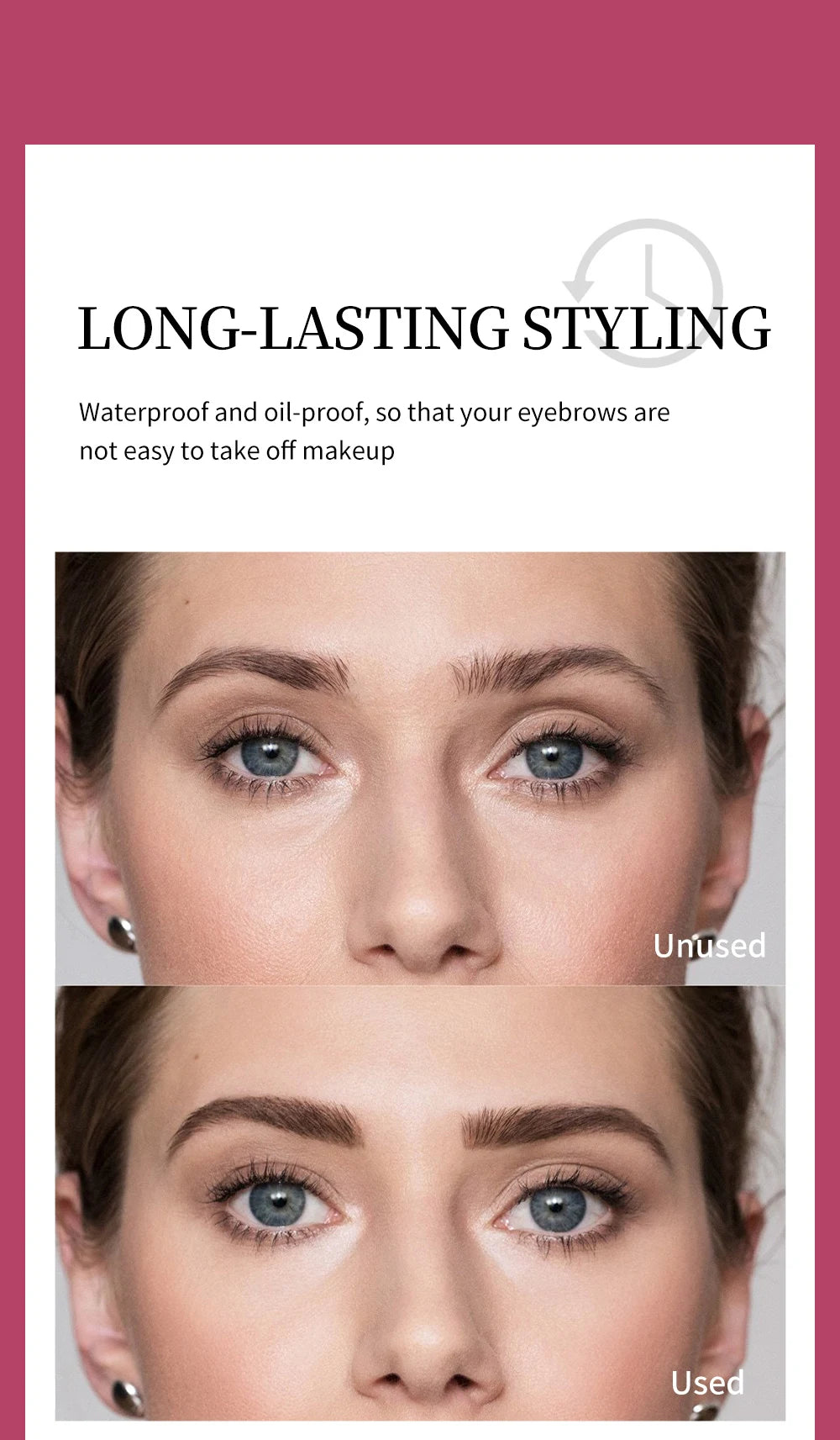 QIBEST Transparent Eyebrow Gel Wax Brow Soap Lasting Eyebrow Enhancer Natural Makeup Soap Brow Sculpt Gel For Eyebrow Cosmetics