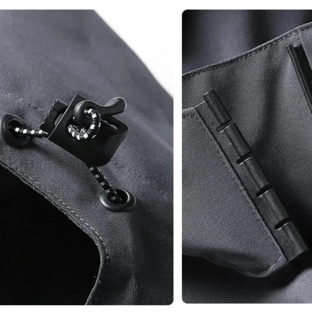Men's Outdoor Jacket Windbreaker Waterproof Hot Sale Hooded Climbing Hiking Punching Jacket Autumn Spring Male Clothing