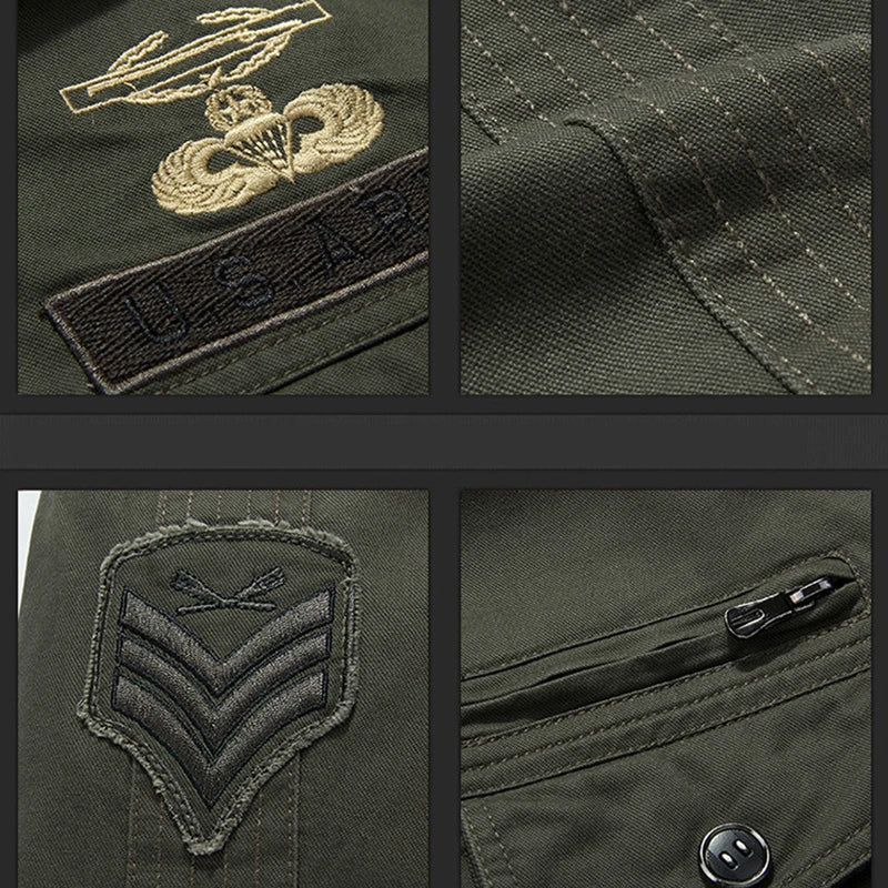 2024 Men's Tactical Jacket Autumn Winter Fleece Tactical Jackets Men Casual Multiple Pockets Windproof Outdoor Workwear Coat