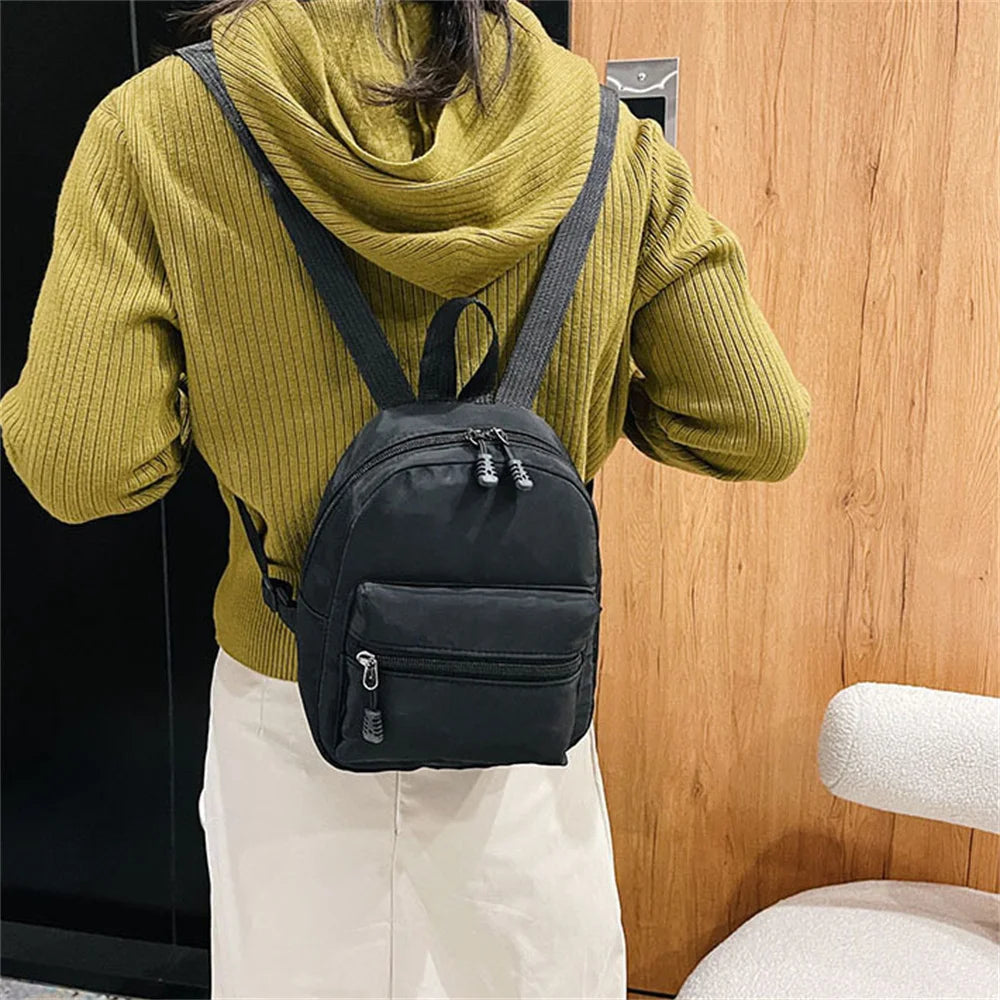 Mini Backpack Women Small Travel Bagpack Ladies Style Female Student School Bag for Teenager Girls Back Pack for Women