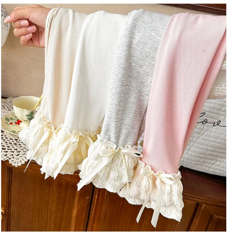Girls' Spring and Autumn Leggings 2026 New Style for Little Girls, Fall Wear for Older Children, Children's Outerwear Pants, Trendy Autumn Pants