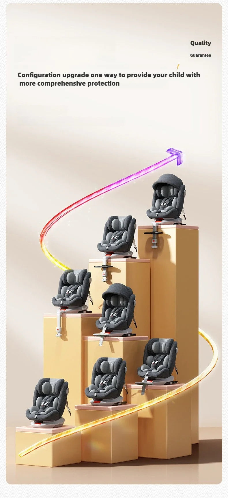 EU STOCK Baby child safety seat infant 0-4 years old baby car seat  baby car seat newborn can sit or lie down ECE standard